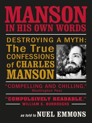 cover image of Manson in His Own Words